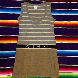 Tomas Maier trompe l’oeil sweater mod dress sz 42
